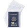 MIFFLIN MifflinUSA Passport Card Holders Clear 4x6 Inches 10 Pack Extra Large ID Name Badge Holder Zipperless Vertical Plastic Card Holders