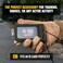 M-Tac MTac Tactical Hanging ID Card and Patch Holder with Hook and Loop Surface and Draw Cord Black