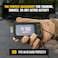 M-Tac MTac Tactical Hanging ID Card and Patch Holder with Hook and Loop Surface and Draw Cord Black