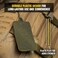 M-Tac MTac Tactical Hanging ID Card and Patch Holder with Hook and Loop Surface and Draw Cord Olive