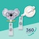 Nurseology Nurse Badge Reel Retractable Nursing Name Badge Holder Felt Badge Reel for Nurses Students Teachers Cute Badge Reels for Nurses Alligator Clip Koala