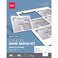 Office Depot Brand TopLoad Name Badge Holders ClipStyle 3 x 4 Clear Box of 40
