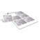 Office Depot Brand TopLoad Name Badge Holders ClipStyle 3 x 4 Clear Box of 40