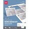 Office Depot Brand TopLoad Name Badge Holders ClipStyle 3 x 4 Clear Box of 40