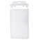 Specialist ID Permanent Locking Hard Plastic Badge Holder Vertical Clear Heavy Duty Secure Case Holder for One or Two Id Cards by