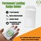 Specialist ID Permanent Locking Hard Plastic Badge Holder Vertical Clear Heavy Duty Secure Case Holder for One or Two Id Cards by