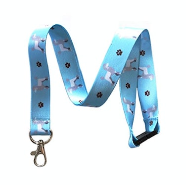 LanyardLanyard Poodle Lanyard Keychain ID Badge Holder Dog Breed Print Breakaway Neck Strap for Keys Work School