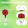 KEATOU Red Spider Web Badge Holder Reel Lanyard ID Card Badge Holder Retractable Name Tag Clips Funny Nurse Teacher Office Student Gifts