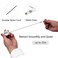 Knocent Retractable Badge Holder Nursing Badge Reel with Alligator ClipCute Badge Clip on ID Card Holders Marble 4pack