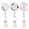 Yecitona Retractable Badge Reel Cute Badge Holder with Alligator Clip Nurse Name Decorative Badge Reels on ID Card Holders for Teacher Student Office WorkerBible Verse