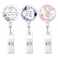 Yecitona Retractable Badge Reel Cute Badge Holder with Alligator Clip Nurse Name Decorative Badge Reels on ID Card Holders for Teacher Student Office WorkerBible Verse