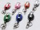 HoAoOo Retractable Badge Reel with Claw Clasp and Clip for Id Card Holders 7Pack