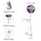 Anffilona Retractable ID Badge HolderNurse Badge Reels with ClipName Card Holders for Office Worker Doctor Nurse3 Pack Butterfly