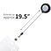ZHEMEILU Retractable Waterproof Lanyard with ID Badge Reel Holder Detachable Buckle for Ships Key Cards Cruise Essentials Must Have Accessories 4 Colors