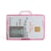 ID Stronghold RFID Blocking Badge Holder Landscape DuoLite by Identity Stronghold FIPS Approved Badge Holder 100 USA Made Pink