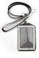 ALL in Rhinestone Lanyard Bling Crystal Necklace Card Holder for IdKeyCell Phone White