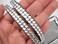 ALL in Rhinestone Lanyard Bling Crystal Necklace Card Holder for IdKeyCell Phone White