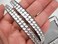 ALL in Rhinestone Lanyard Bling Crystal Necklace Card Holder for IdKeyCell Phone White