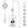 SAM & SAM LORI Retractable Lanyards for Id Badges Keys Women Cute Employee Teacher Appreciation Gifts Badge Holder Reel Lanyard 3aRetractableMandala