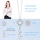 SAM & SAM LORI Retractable Lanyards for Id Badges Keys Women Cute Employee Teacher Appreciation Gifts Badge Holder Reel Lanyard 3bNonretractableMandala