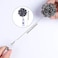 Soleebee 24 Retractable Badge Reel Glitter Rose Nurse ID Badge Holder Reel with 360 Swivel Alligator Clip Gray