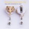 Soleebee 28 Retractable Badge Reel Nurse ID Badge Holder with Belt Clip Elephant