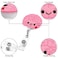 Soleebee Brain Badge Reel Retractable Nurse Badge Holder With Belt Clip Cute Felt ID Holder for Doctors Teachers Students
