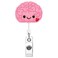 Soleebee Brain Badge Reel Retractable Nurse Badge Holder With Belt Clip Cute Felt ID Holder for Doctors Teachers Students