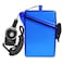 HiCycle2 Sport Waterproof ID Card Badge Holder Case with Lanyard Cover Multiple Credit Cards Registration ins Card Heavy Duty Durable Locker Dry Box 2 Pack Clear Blue