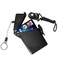 HiCycle2 Sport Waterproof ID Card Badge Holder Case with Lanyard Cover Multiple Credit Cards Registration ins Card Heavy Duty Durable Locker Dry Box Black2pack
