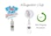 Skaworth Designs Superheroes in Scrubs Badge Reel RN Retractable Holder with Alligator Clip for Hospitals Doctors and Office Staff