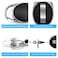 Teskyer Badge Reel 5 Pack Retractable Badge Holders with Carabiner Belt Clip and Key Ring for ID Card Holder and Keychain
