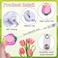 Whaline 12Pcs Spring Felt Badge Reel Holders for Nurse Summer Gnome Butterfly Flower Retractable Name ID Badge Reel with Clip for Teacher Students Doctor