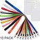 YOUOWO 10 Pack 10 Colors Lanyards with Vertical Badge HoldersNeck Office Coloured LanyardContains White Lanyard