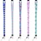 YOUOWO 5 Pack Lanyard with Horizontal ID Badge Holderfor Cruise Kids Keys Card Holder Pass CardBreakaway Safety Neck Lanyards with Patterns