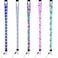 YOUOWO 5 Pack Lanyard with Horizontal ID Badge Holderfor Cruise Kids Keys Card Holder Pass CardBreakaway Safety Neck Lanyards with Patterns