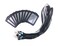 yueton 10pcs Vertical Style Leather Business ID Badge Card Holder Name Card Business Card Holder Tag with Long Neck Strap Band Lanyard Black