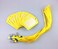 yueton 10pcs Vertical Style Leather Business ID Badge Card Holder Name Card Business Card Holder Tag with Long Neck Strap Band Lanyard Yellow