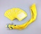 yueton 10pcs Vertical Style Leather Business ID Badge Card Holder Name Card Business Card Holder Tag with Long Neck Strap Band Lanyard Yellow