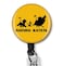 Yzkkbi Hakuna Matata Retractable Badge Reel ID Card Badge Holder with Alligator Clip Name Badge Holder Office Employee Name Badge