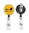 Yzkkbi Hakuna Matata Retractable Badge Reel ID Card Badge Holder with Alligator Clip Name Badge Holder Office Employee Name Badge