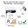 ZANQU 50 Pack Thick ID Badge Holders Vertical Clear Card Holder with Waterproof Resealable Zip 50 Pack Vertical