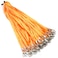 Beebel Orange Lanyards 50Pcs 18 Lanyard with Badge Clip