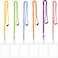 ceiba tree Ceiba Tree 24 Bright Lanyards with ID Badge Holders Quick Release Safety Lanyard for Kids Hall Pass Lanyard VBS School Supply