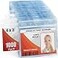 MIFFLIN MifflinUSA Card Protector Clear 4x3 Inches 1000 Pack Waterproof and Resealable Horizontal Plastic ID Name Badge Holders