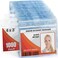MIFFLIN MifflinUSA Card Protector Clear 4x3 Inches 1000 Pack Waterproof and Resealable Horizontal Plastic ID Name Badge Holders