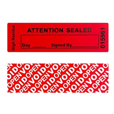 ILMBVM 120 pcs Total Transfer Tamper Evident Security Warranty Void Seals Stickers High Security Tamper for Reusable Package1 x 335InchesSerial Numbers Transferred