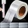 Zonon 500 Pcs Label Protector Back to School Clear Labels Stickers Wafer Seals Waterproof Labels Library Supplies for Protecting Barcodes Numbers and Stickers 06 x 216 InchRectangle