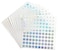 dealzEpic Reflective Laser Number Stickers 1 to 50 Round Self Adhesive Stickers InventoryStorage Organizing Stickers Set of 10 Sheets