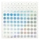 dealzEpic Reflective Laser Number Stickers 1 to 50 Round Self Adhesive Stickers InventoryStorage Organizing Stickers Set of 10 Sheets
